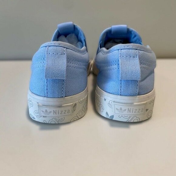 NEW Adidas Nizza Slip On Sneaker Shoes Blue 6 - Picture 6 of 9